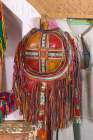 Ushaiger Heritage Village, Riyadh, Saudi Arabia. Colorful beaded bag. Art Print
